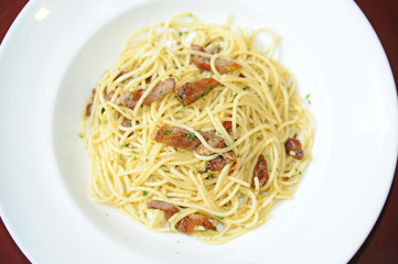 Spaghetti italian dish