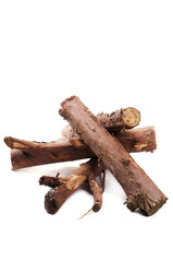 stacks of cut logs fire wood