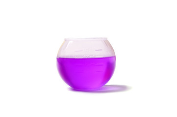 Liguid for washingmachine isolated on white