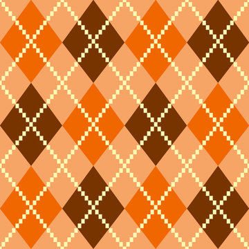 Retro colorful argile pattern or background - brown