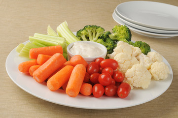 Vegetable tray