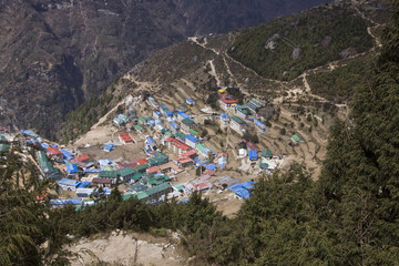 namche bazaar everest region nepal