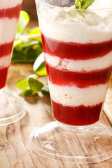 dessert with berries
