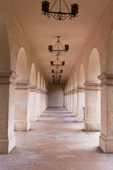 Fototapeta premium Archway in warm tones.