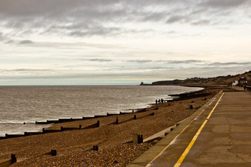 Fototapeta premium Winter in Herne Bay