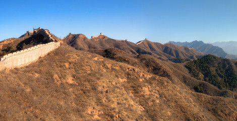 Great Wall of China / Chinesische Mauer - Panorama