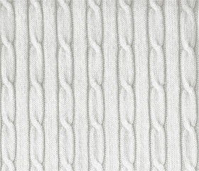 Knitted white texture