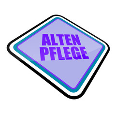 schild schräg v2 altenpfleget I