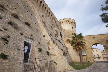 entrance of the fortress, Acquaviva Picena