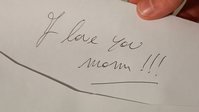 Happy Mother's Day - Envelope with message