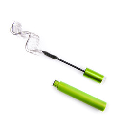 black mascara brush stroke