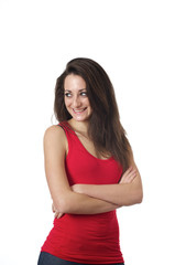 Beautiful girl smiling