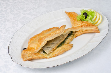 tasty dish of trout fish