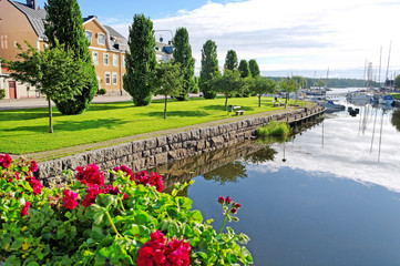 Pier canal for ship.