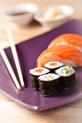 sushi set for lunch