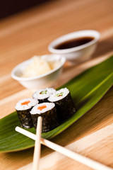 sushi rolls for lunch