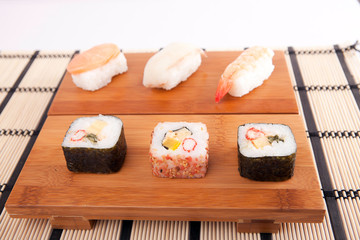 sushi pieces