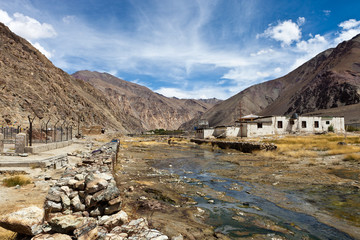 River near Himalayan village