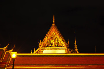 Wat Phra Kaew or Temple of the Emerald Buddha in Bangkok Thailan