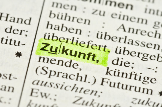 Zukunft im W&ouml;rterbuch