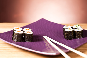 exclusive sushi rolls