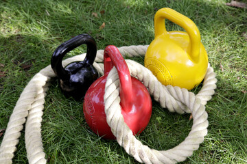 Kettlebelts mit heavy rope