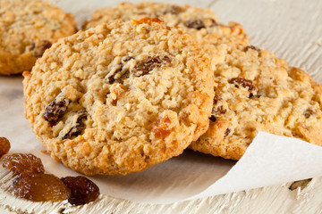 Oatmeal cookies with fruit