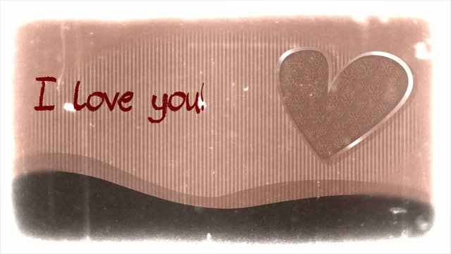 Valentinstag Vintage Retro Film HELL