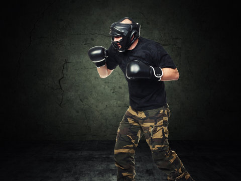 krav maga fighter