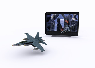 3d rendered. 3d technology