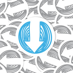Fototapeta premium Arrows seamles background