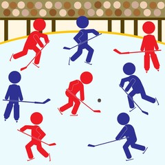 Hockey Teams Icon Set