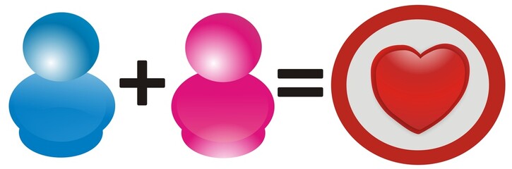 man and woman - love