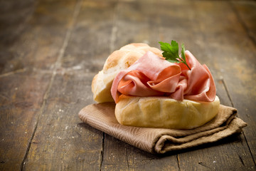 Sandwich with Mortadella Sausage © Francesco83