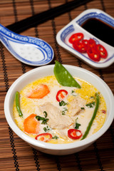 Thailändische Tom Kha Gai Suppe