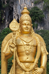 Fototapeta premium Statue of Murugan detail (Hindi God)