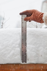 Measuring snow