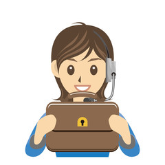 オペレーター 女 B BI 鞄