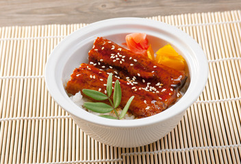 japanese food roast eel ( unagi