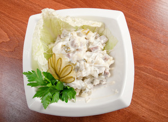 italian saladon plate