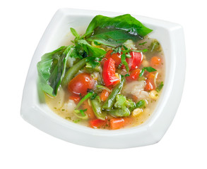 Minestrone vegetable soup