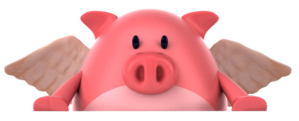 Pigs can fly...