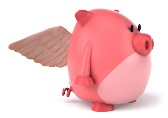 Pigs can fly...