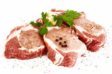 raw pork