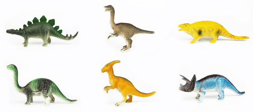 Toy dinosaurs