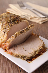 roasted pork
