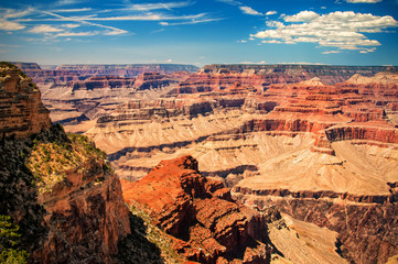 Grand Canyon zonnige dag met blauwe lucht