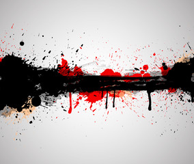 Abstract Ink Splash Background