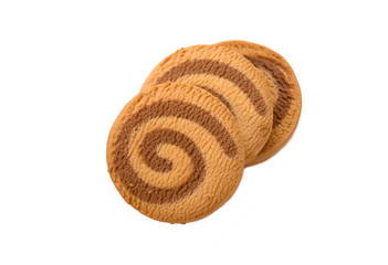 cookies in the form of spirals
