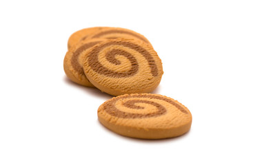 cookies in the form of spirals